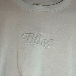 ILTHY Embossed Logo Short Sleeve Tee - Light Beige